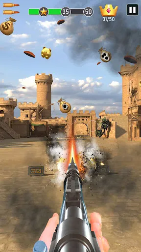 Gameplay screenshot 3 from Shooting Fire:Sniper Range - Sports game