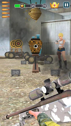 Gameplay screenshot 4 from Shooting Fire:Sniper Range - Sports game